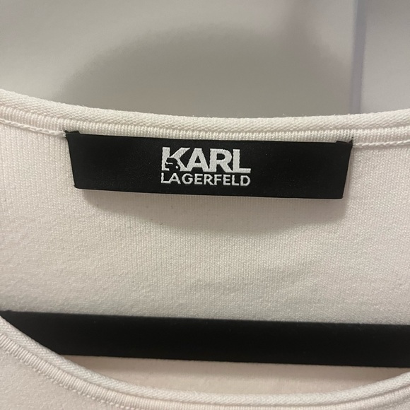 Karl Lagerfeld logo-embroidered tank top, size small - Picture 2 of 3